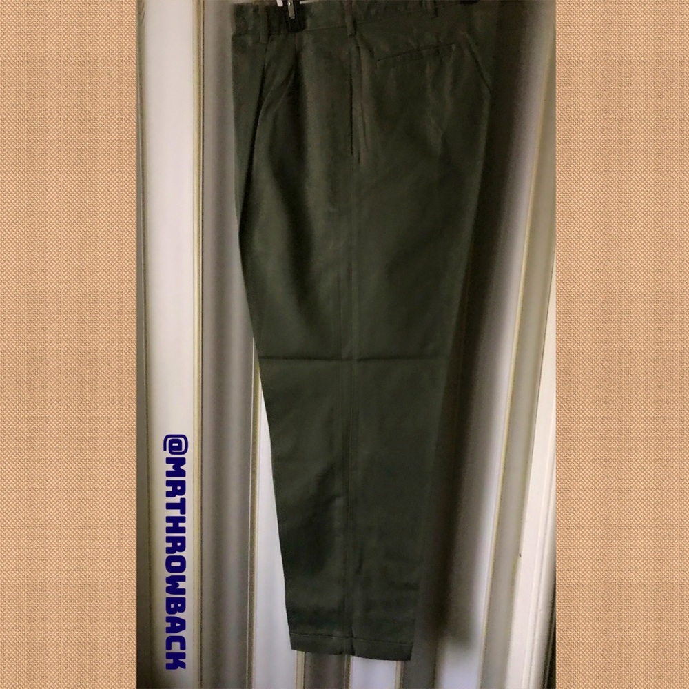 BRAND UNKNOWN, Sage Green Khaki Slacks, W38xL32